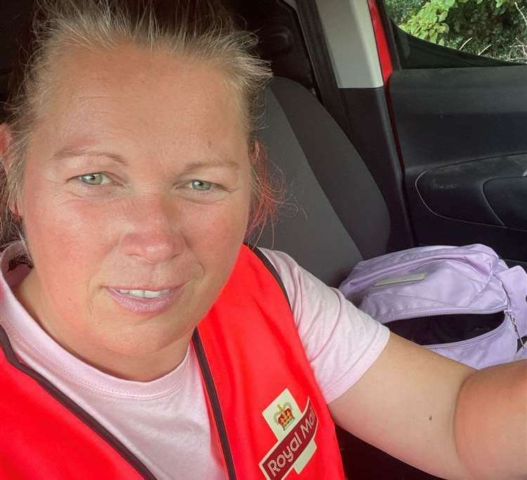 Postie Leanne Porter who found the toddler