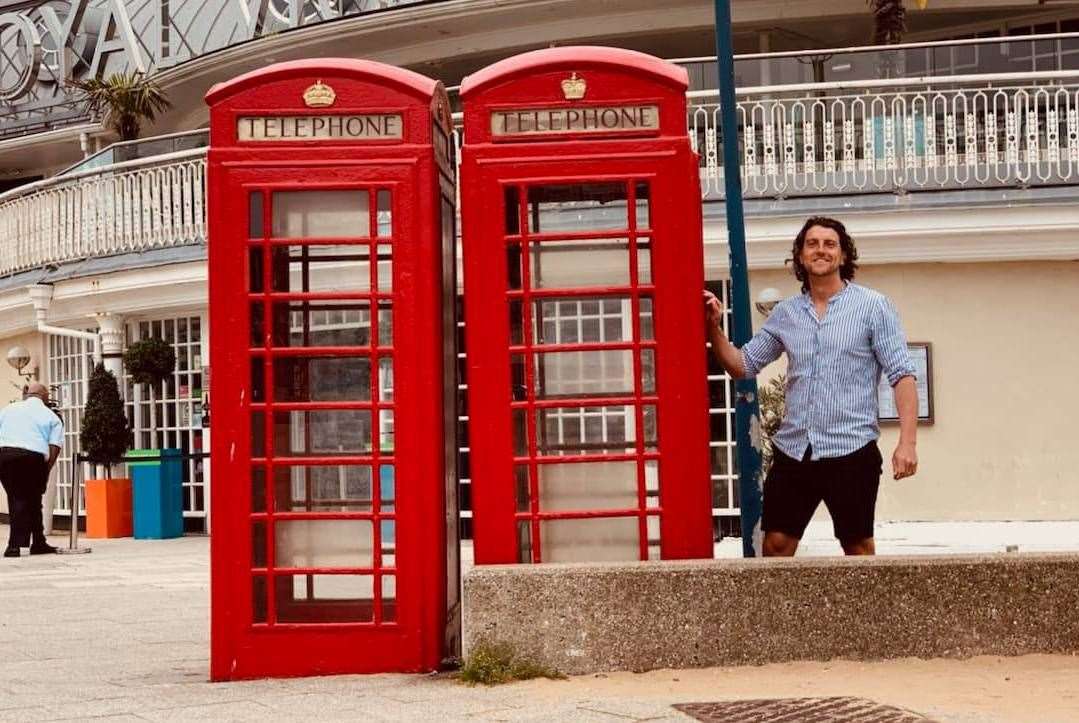 Danny Montila previously ran “the world’s smallest ice cream parlour” from a phone box in Ramsgate