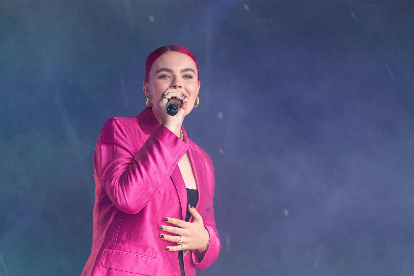 Eden Hunter on the main stage at Dover Pride. Photo: Dover Pride/David Goodson Photography