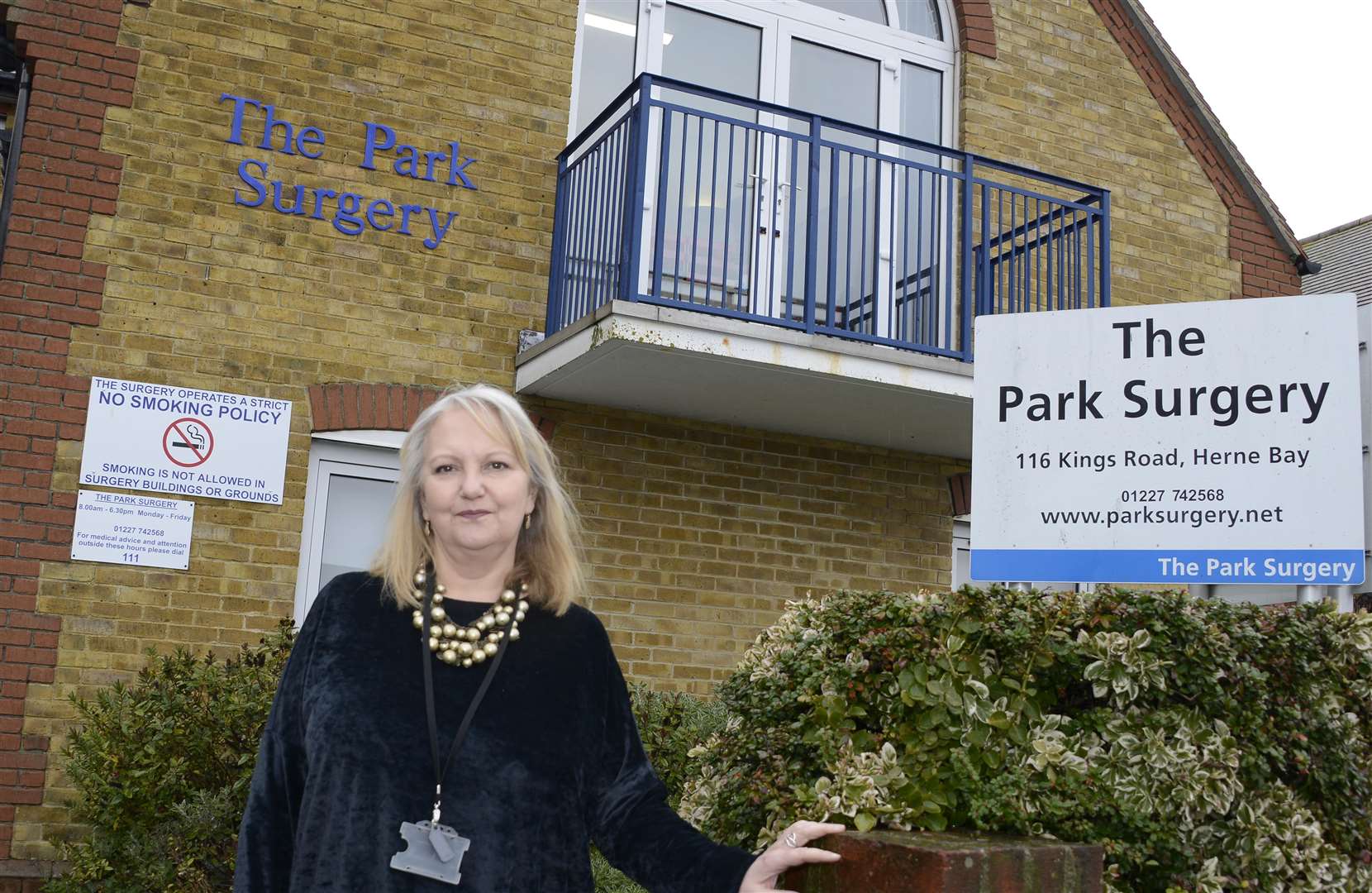 Herne Bay Park Surgery practice manager Hannah Walker. Picture: Paul Amos