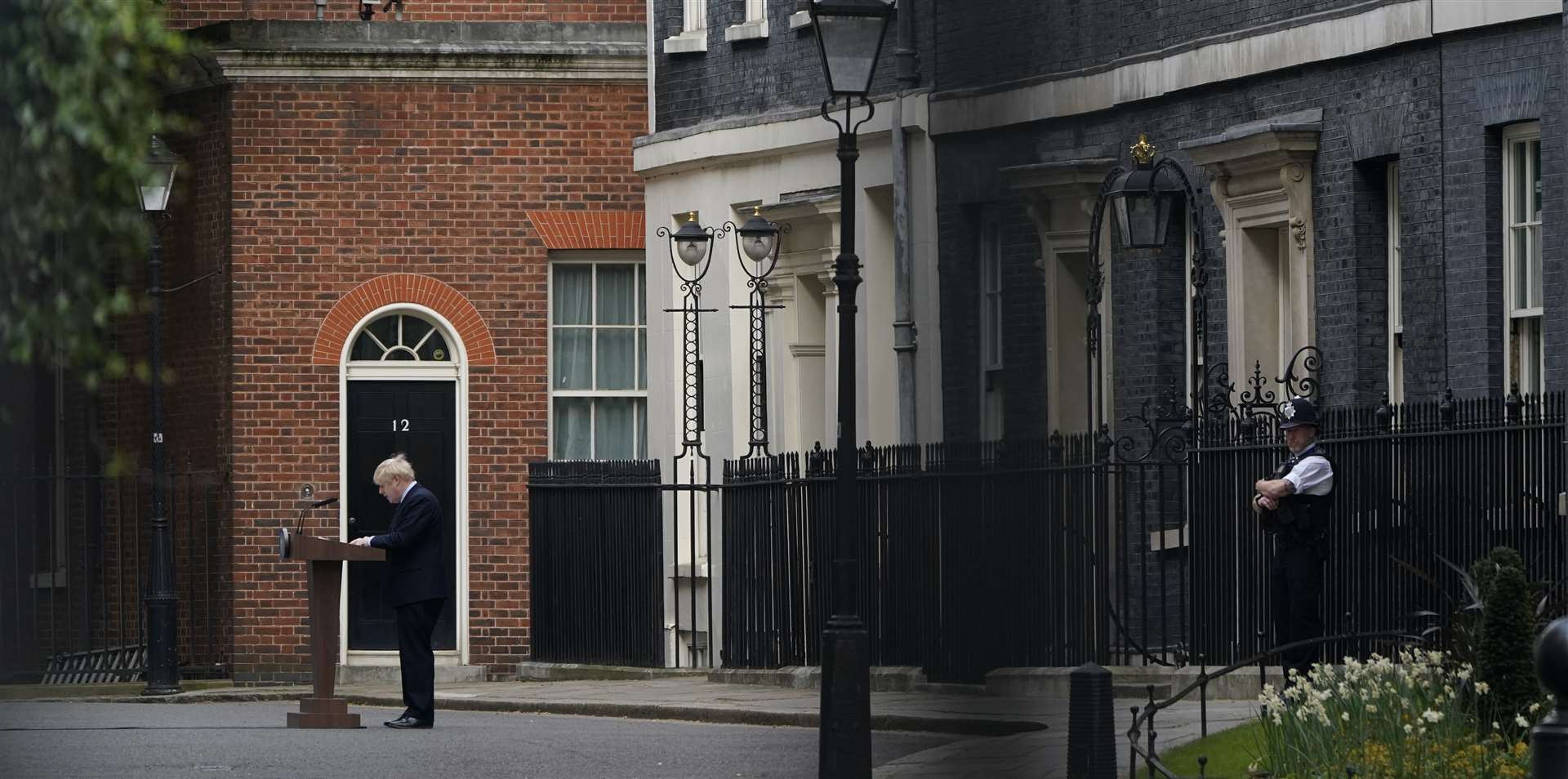 Mr Johnson has returned to work after recovering from coronavirus (Aaron Chown/PA)
