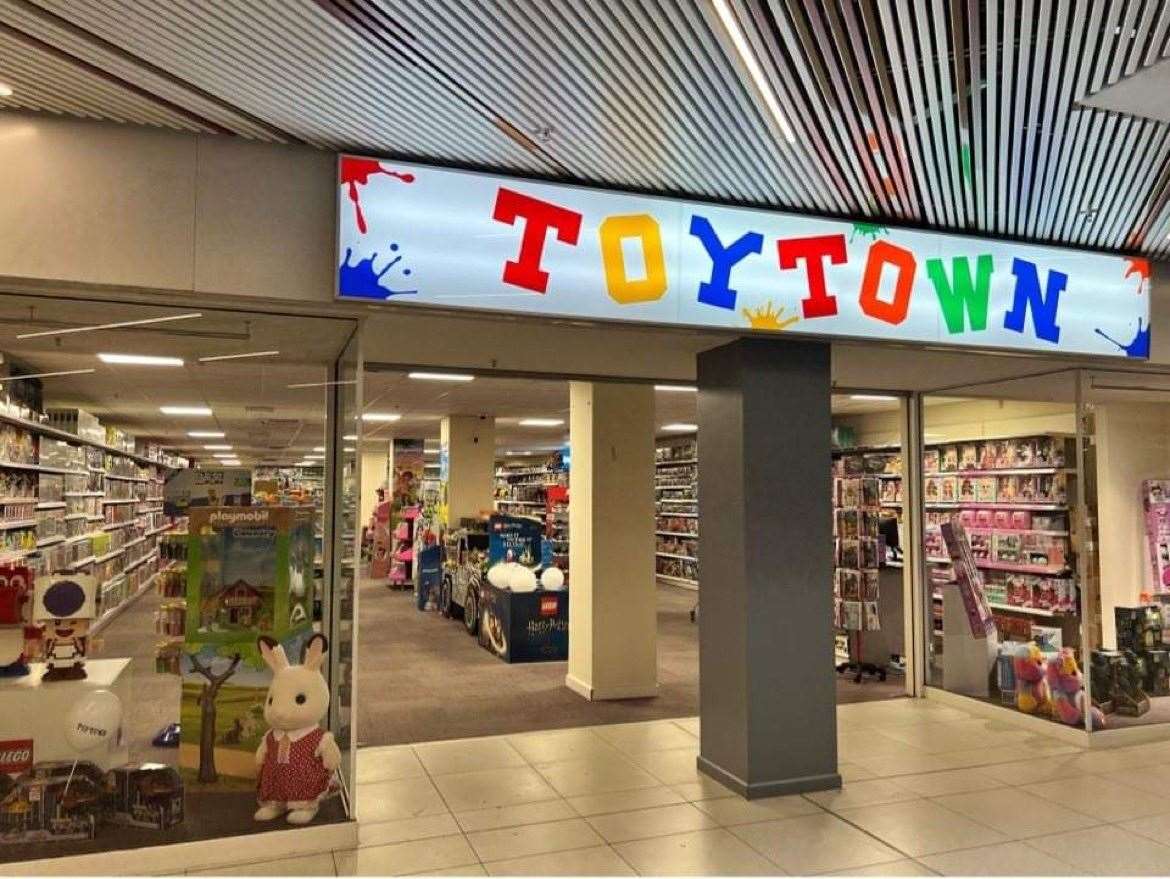 Toytown is opening on the first floor of the Mall, in Maidstone this morning. Picture: Toy Town