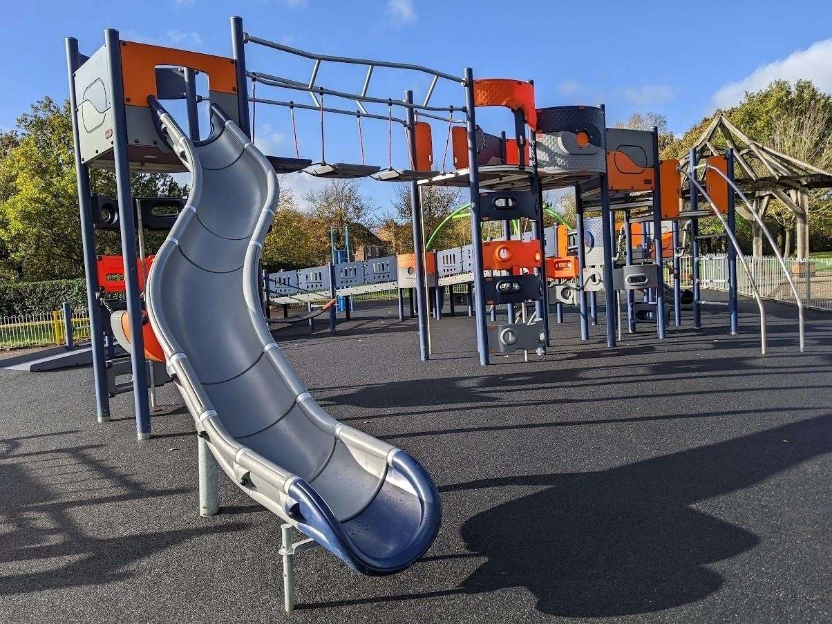The site includes a toddlers' multiplay unit with a slide. Picture: Ashford Borough Council