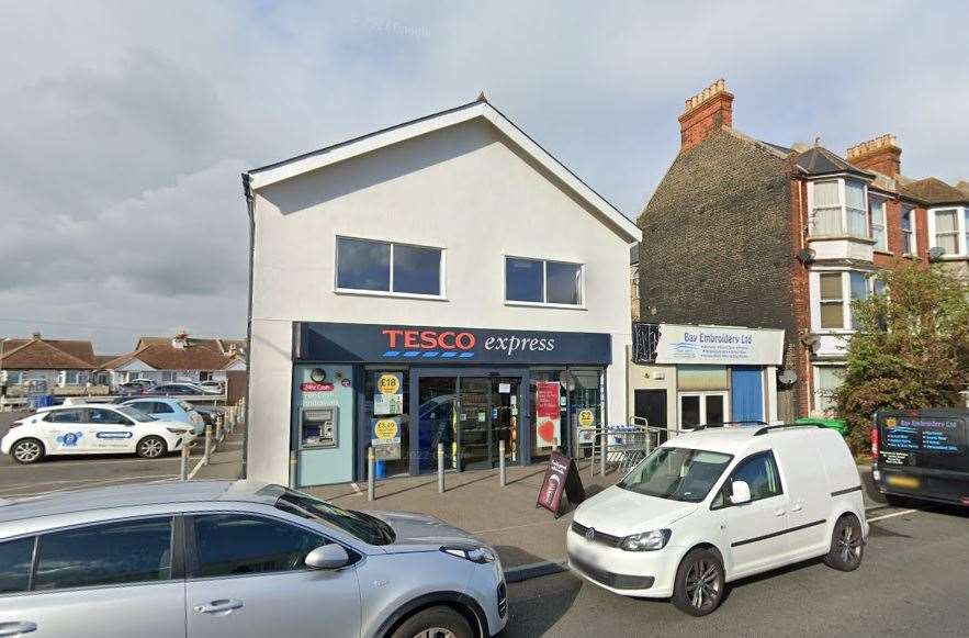 Meat and other items worth £79 were taken from the Tesco Express in Sea Street, Herne Bay. Picture: Google