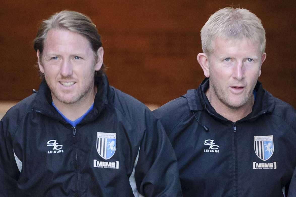Gillingham's management team are determined to win over the doubters Picture: Andy Payton