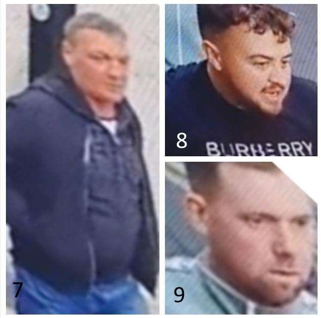 Police want to track down nine men after a fight in Canterbury. Picture: Kent Police