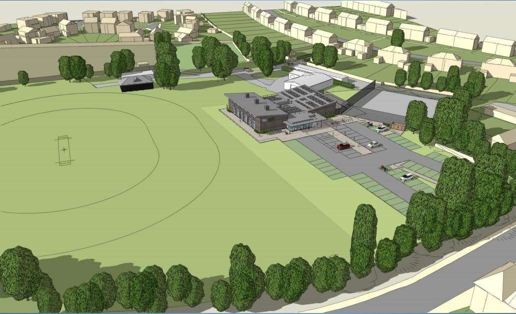 The layout of the proposed centre