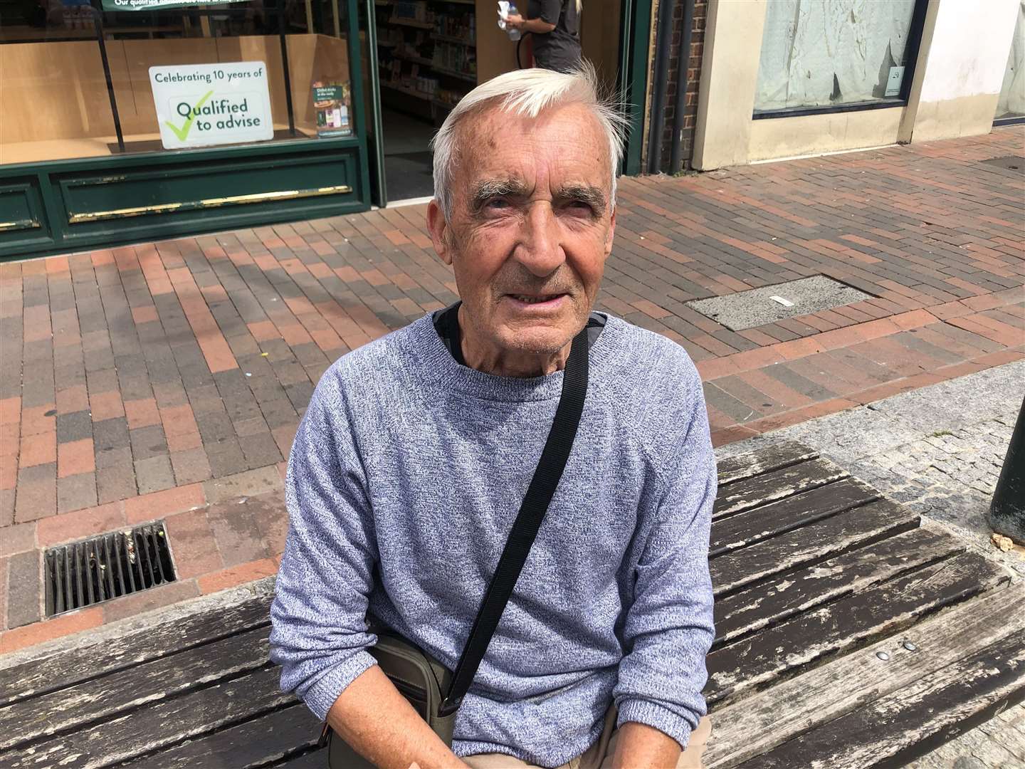 Victor Easdown, 82, said Chatham High Street has changed