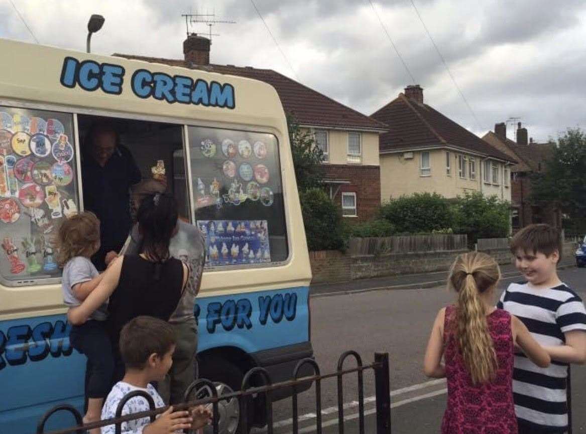 Fred got his first ice cream van in February 1977
