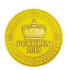 An artist's impression of the wrongly spelt Pluckley medal