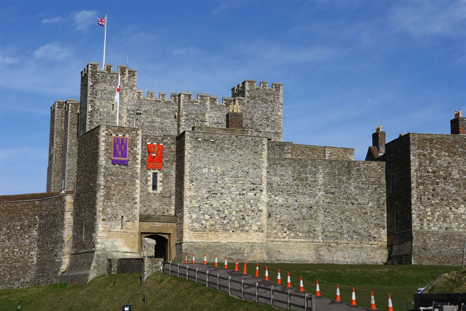 Dover Castle will welcome visitors from July 4 but its tunnels will remain closed Picture: Matt Bristow