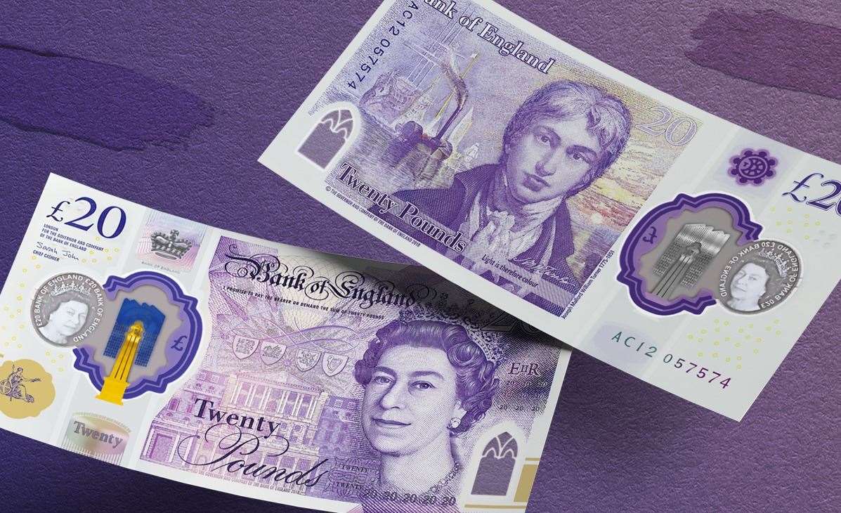 The new £20 is harder to counterfeit and will last longer than paper versions