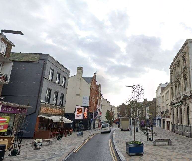 Reed was spotted driving in King Street, Dover by police. Picture: Google