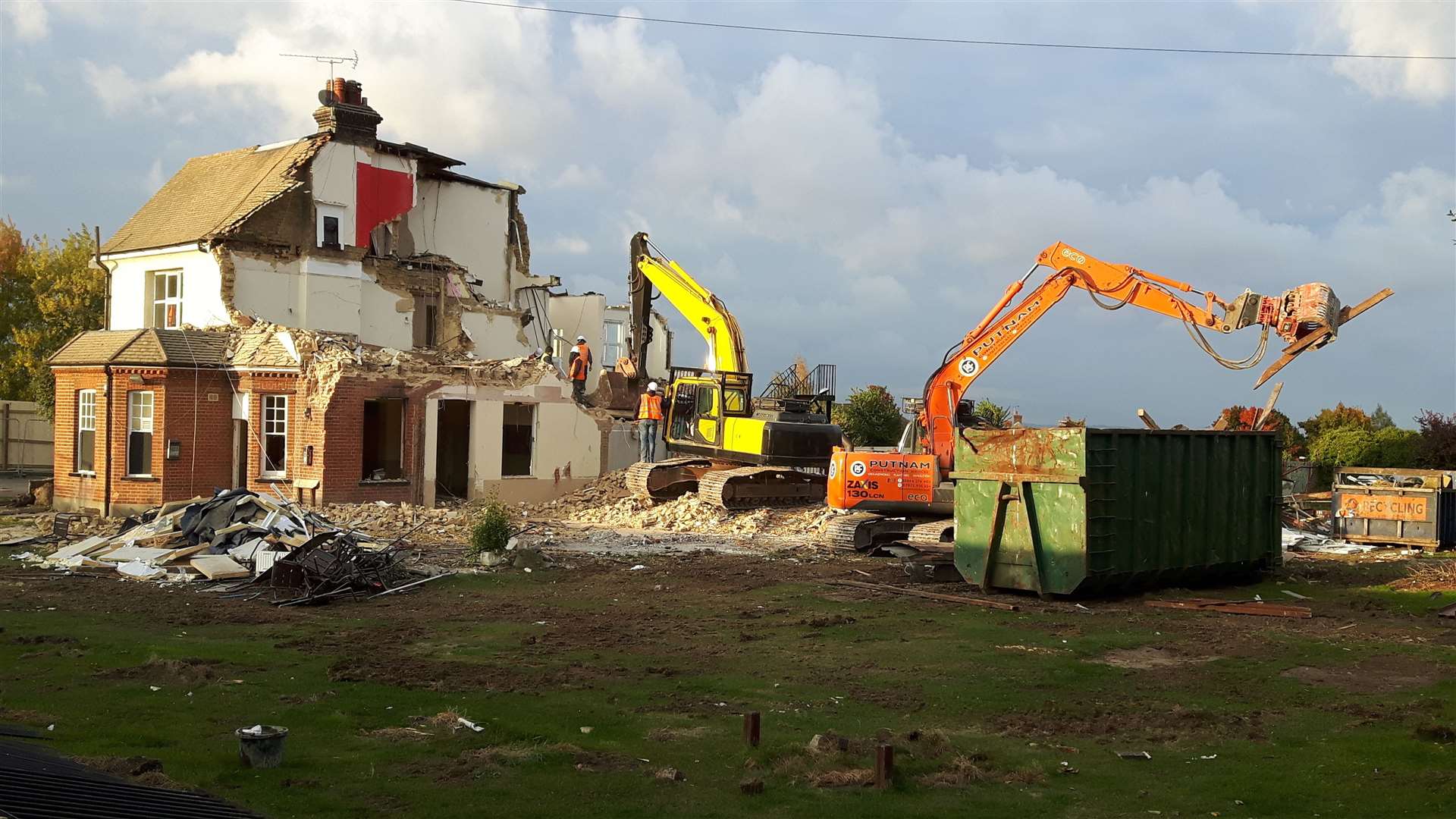 The Battle of Britain pub was illegally demolished