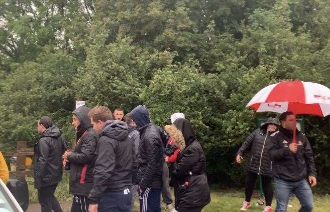 Torrential rain did not stop dozens turning up to help search for Andy Smith