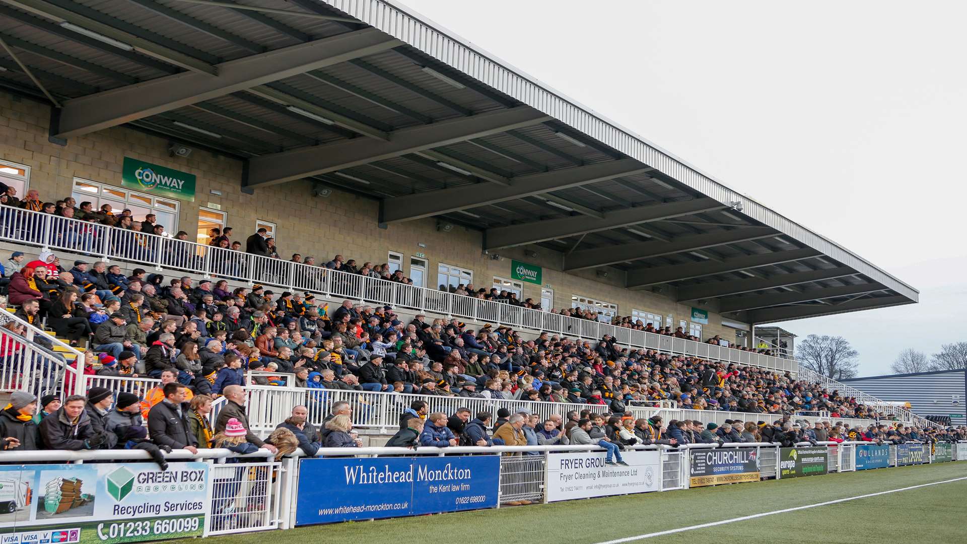 The Gallagher will be packed when Maidstone face York Picture: Matthew Walker