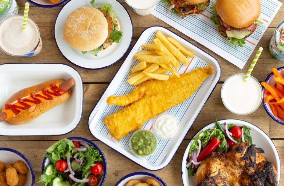 Food served at Lewis's Fish & Grill, Maidstone