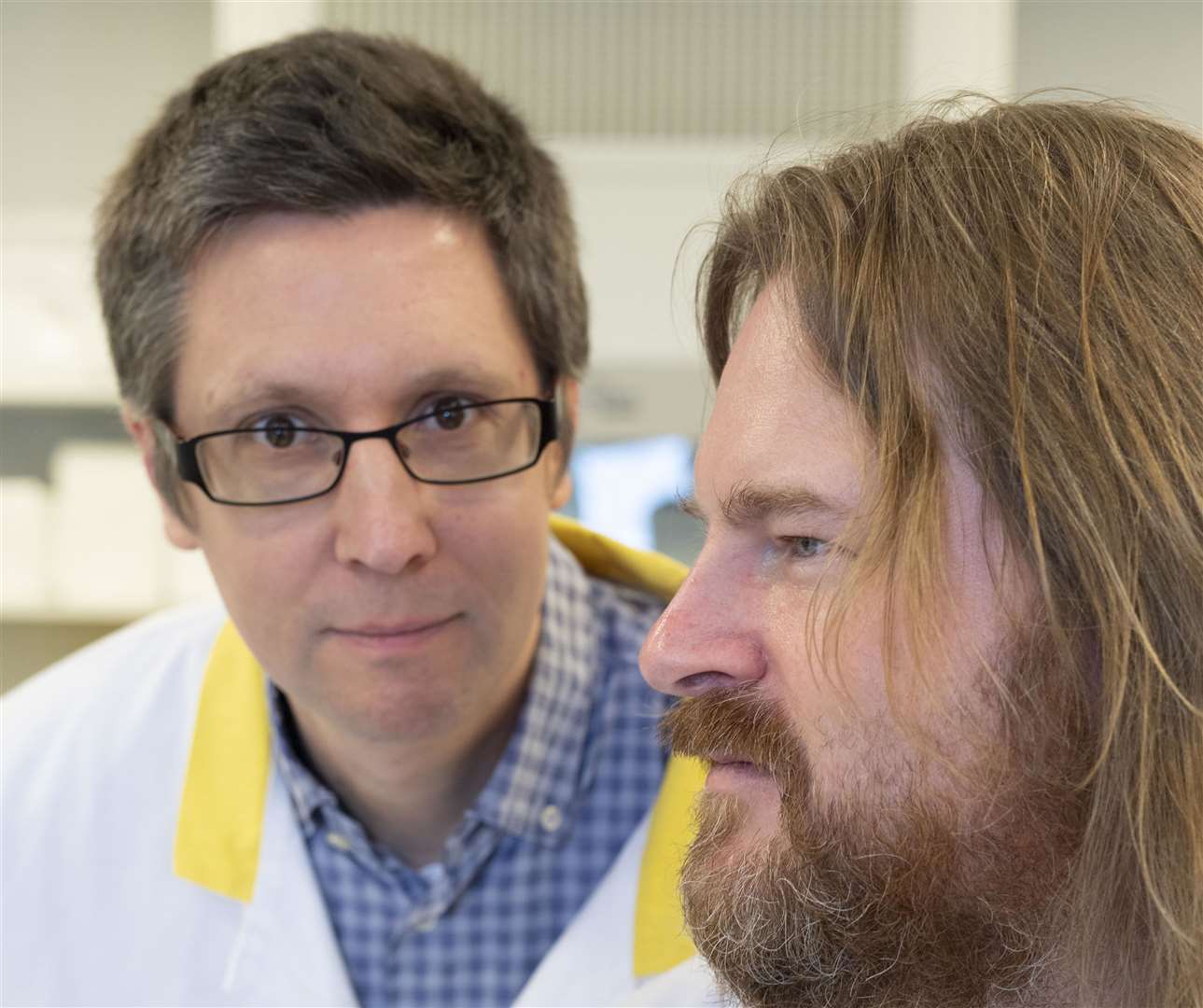 Prof Martin Michaelis and Dr Mark Wass, from the University of Kent's School of Biosciences