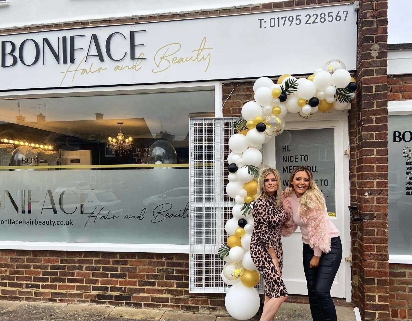 Owners Joanne Halls and Olivia Boniface opened Boniface Hair and Beauty in Sittingbourne last July