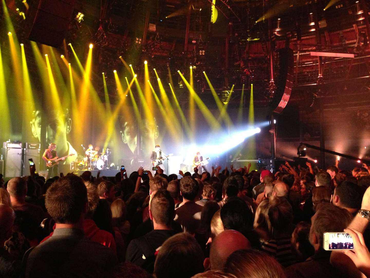 Arctic Monkeys performing in 2013