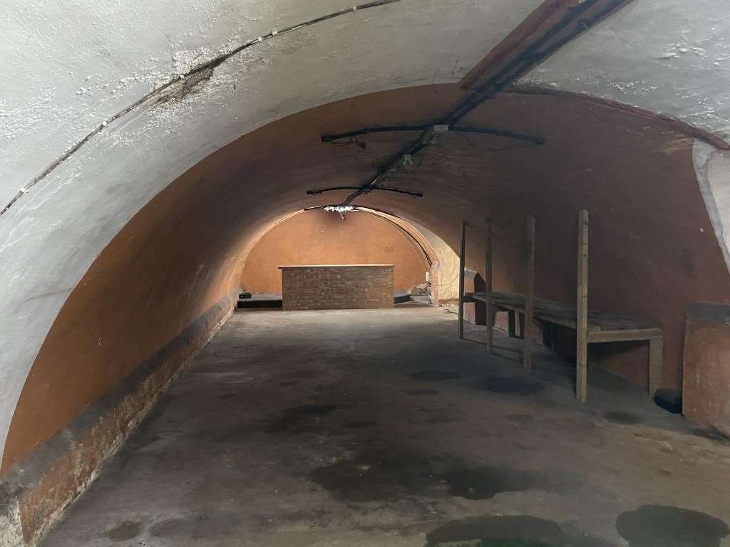 The Manor Vaults are believed to have been used as a munitions store. Image: Clive Emson auctioneers