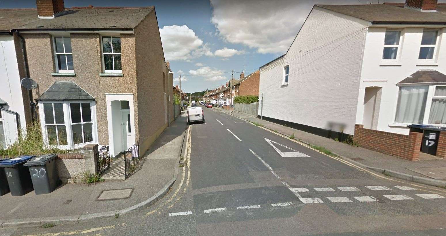 The incident took place in St Martin's Road, Canterbury. Picture: Google (43908736)