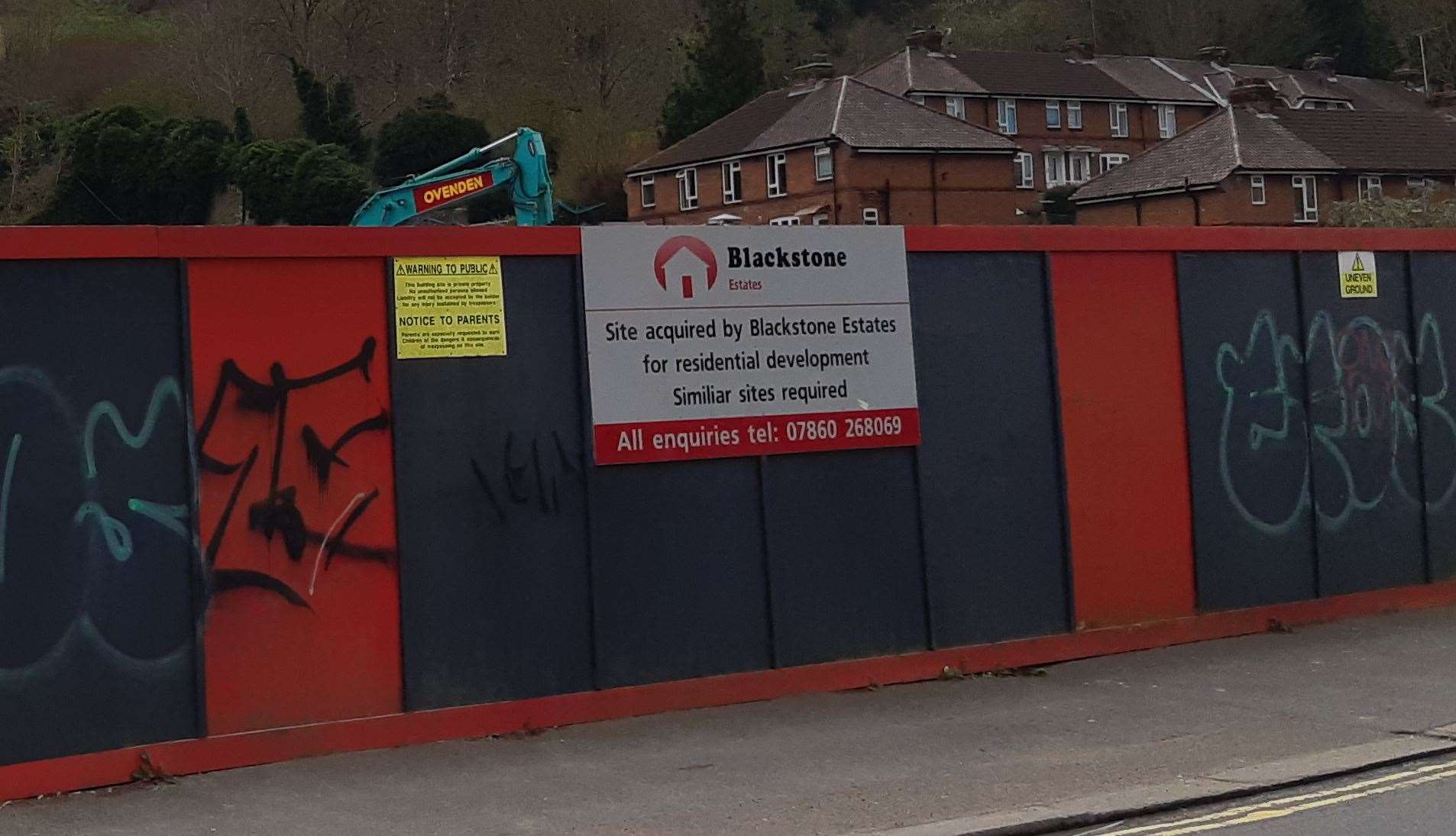 The sign showing the organisation now involved in the site. Picture: Sam Lennon KMG
