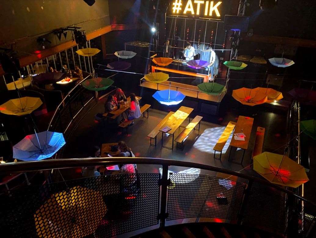 ATIK in Dartford whilst operating as a "night pub" under previous restrictions