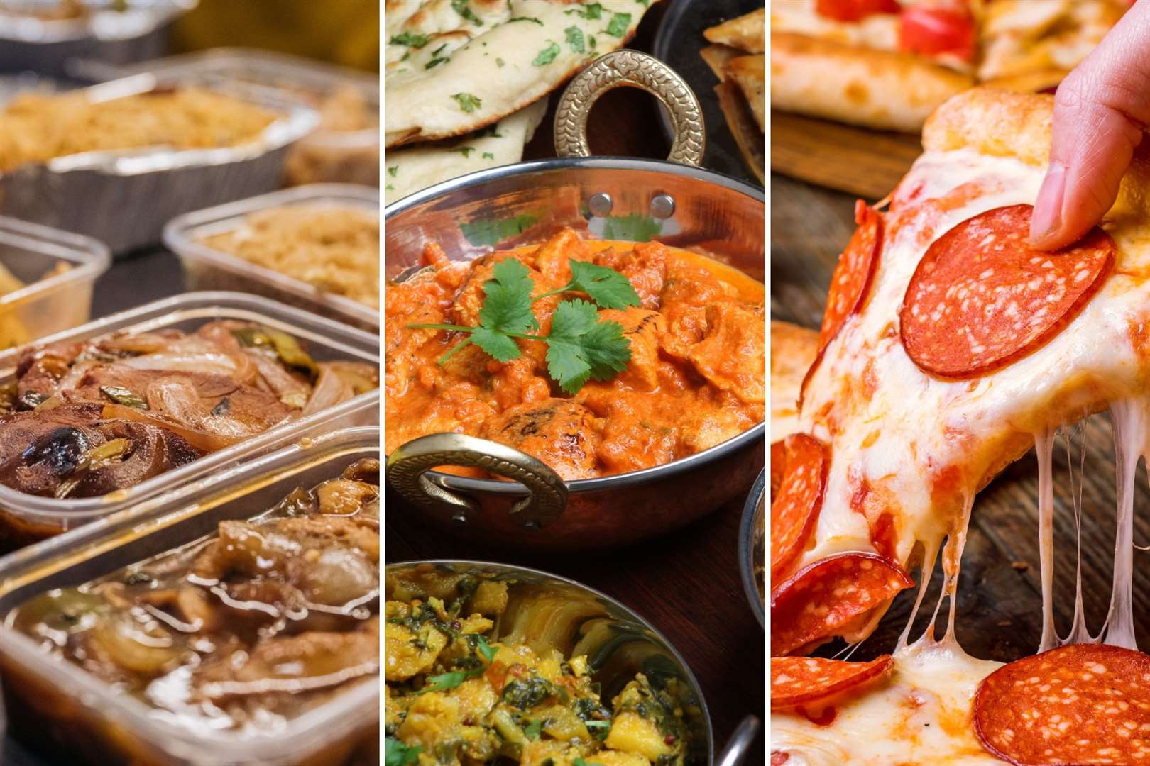 Chinese, Indian and pizza deliveries will all be available to order in the same delivery. Pictures: iStock