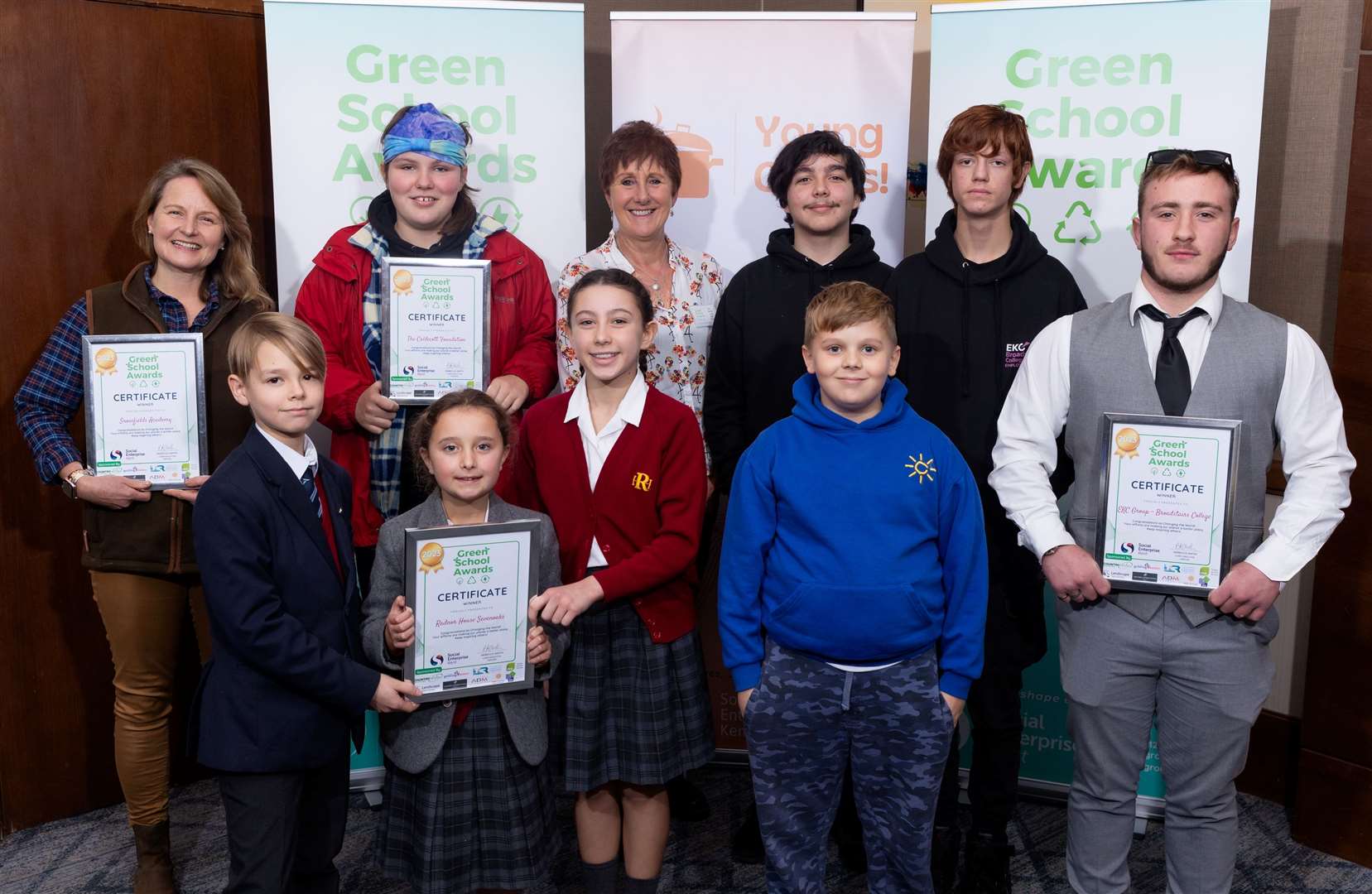 This year’s Green School Awards saw 25 winners recognised for their eco-friendly initiatives. Picture: SEK Social Enterprise Kent