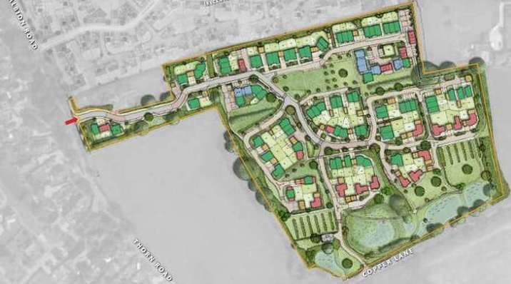 A plan showing how the new estate in Marden could look. Picture: Rydon Homes/OSP Architecture