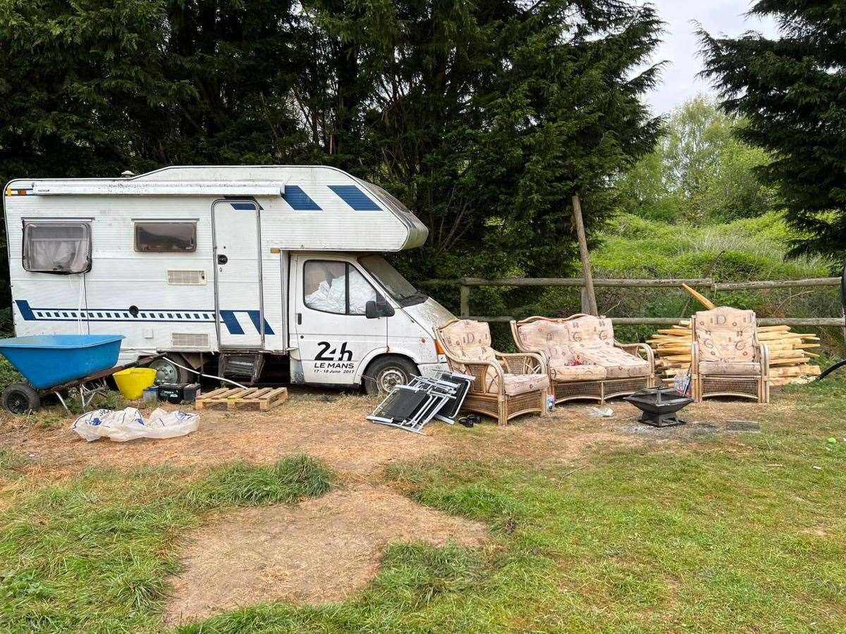 The site, pictured here in May, has been described as untidy. Picture: booking.com