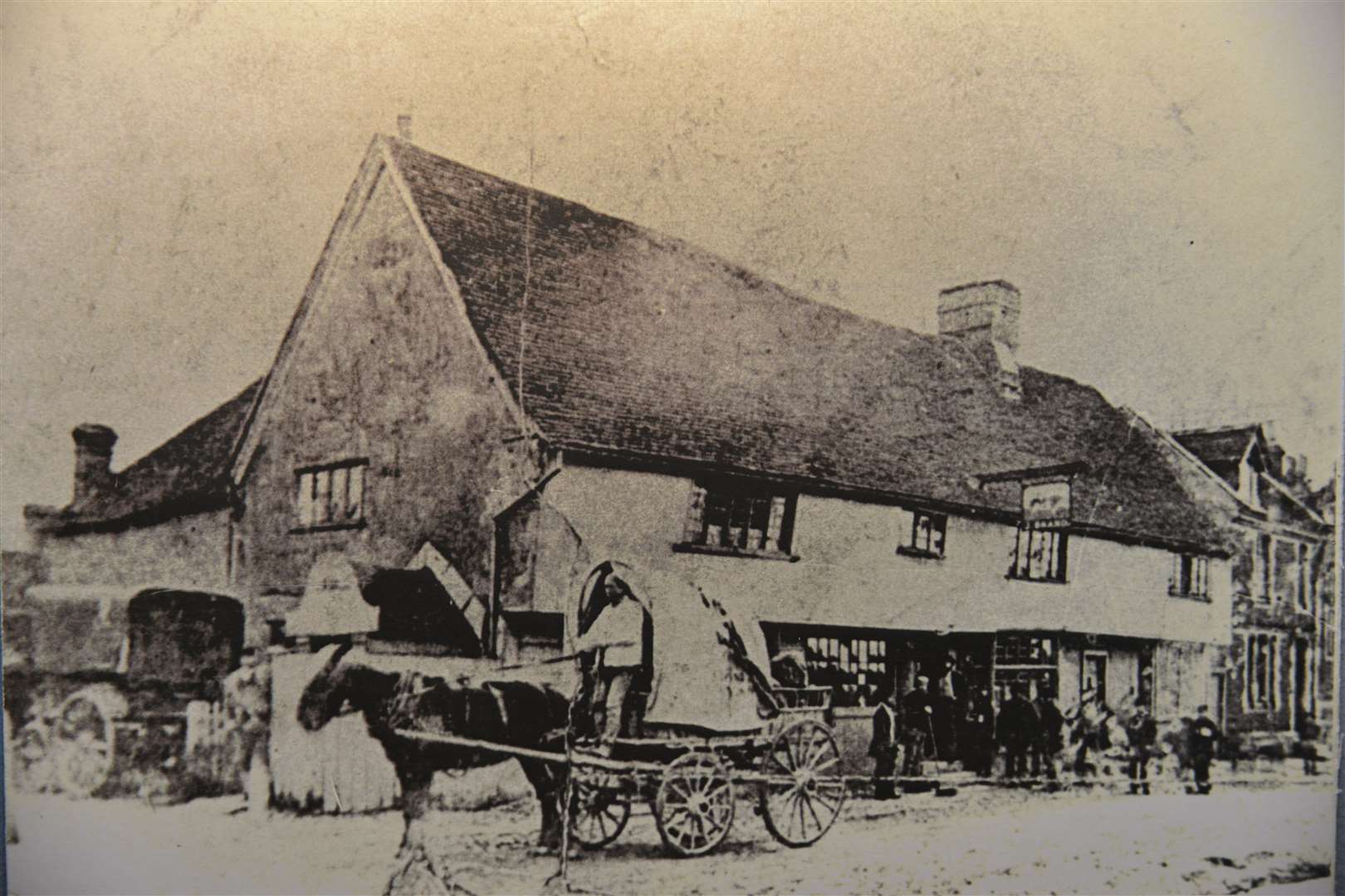The Bull Inn, taken between 1857-1874. Picture: Martin Apps / Malling Society