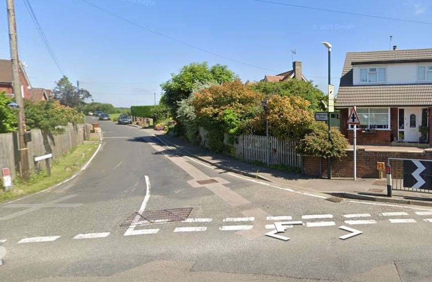 Two of the break-ins were in Furnace Lane, Horsmonden.Pic Google