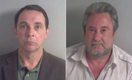 Businessmen Edward Parker, left, and David Steele, guilty of causing death by dangerous driving