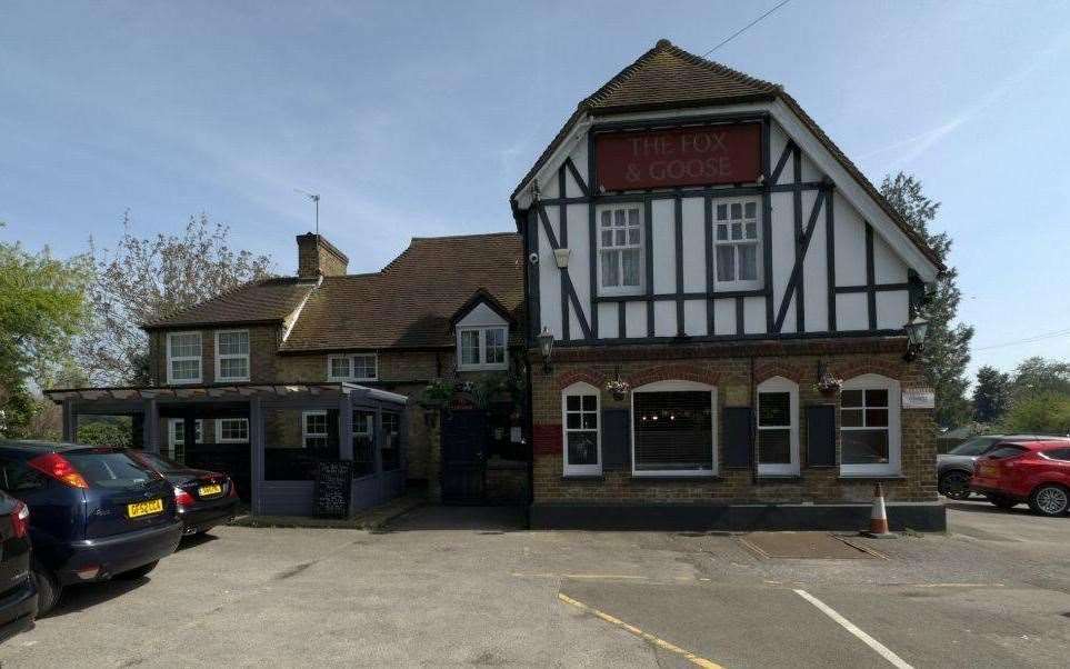 The Fox and Goose in Weavering Street, Maidstone, is up for sale. Image: Rightmove