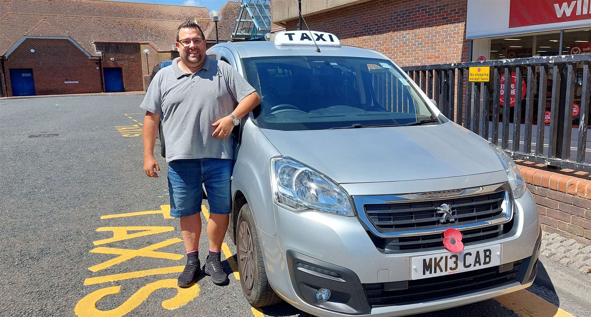 Mike Simkins started Mike's Taxi two years ago and is now expanding
