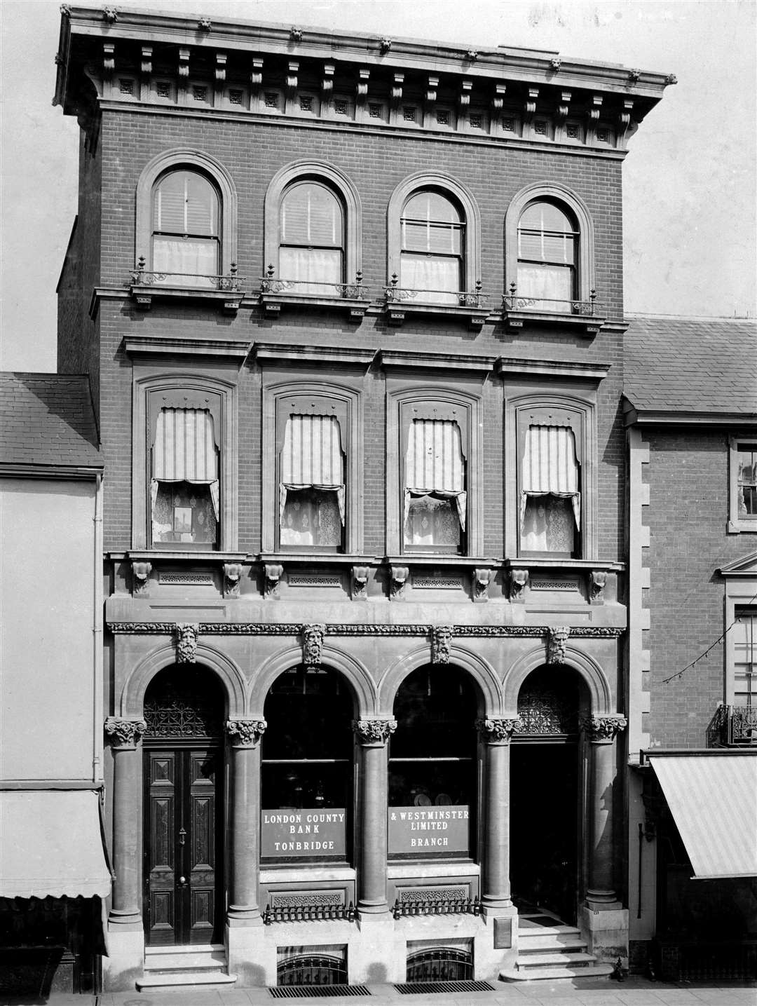 The original NatWest bank building in the town during the 1900s. Picture: Suzanne Turnbull