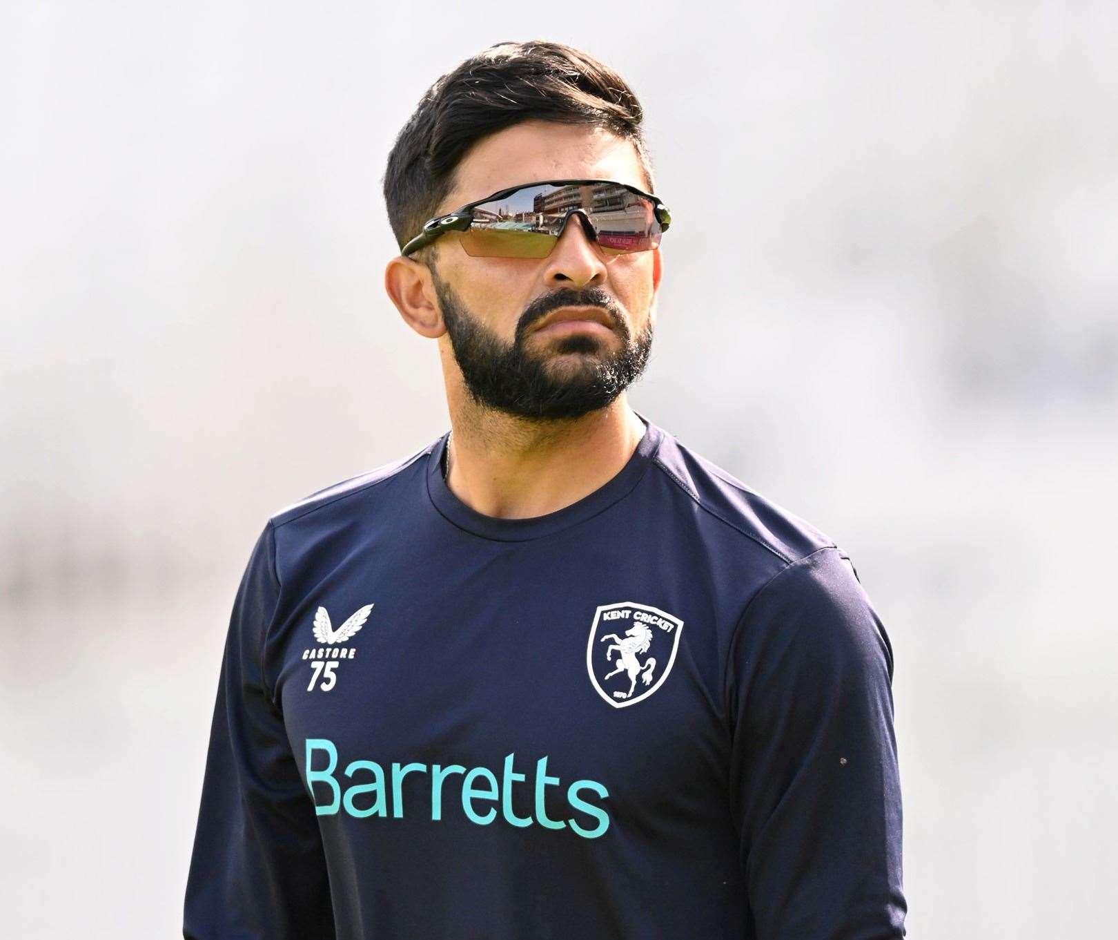 Hamid Qadri – hit a second-innings 72 for Kent against Surrey at Canterbury. Picture: Keith Gillard