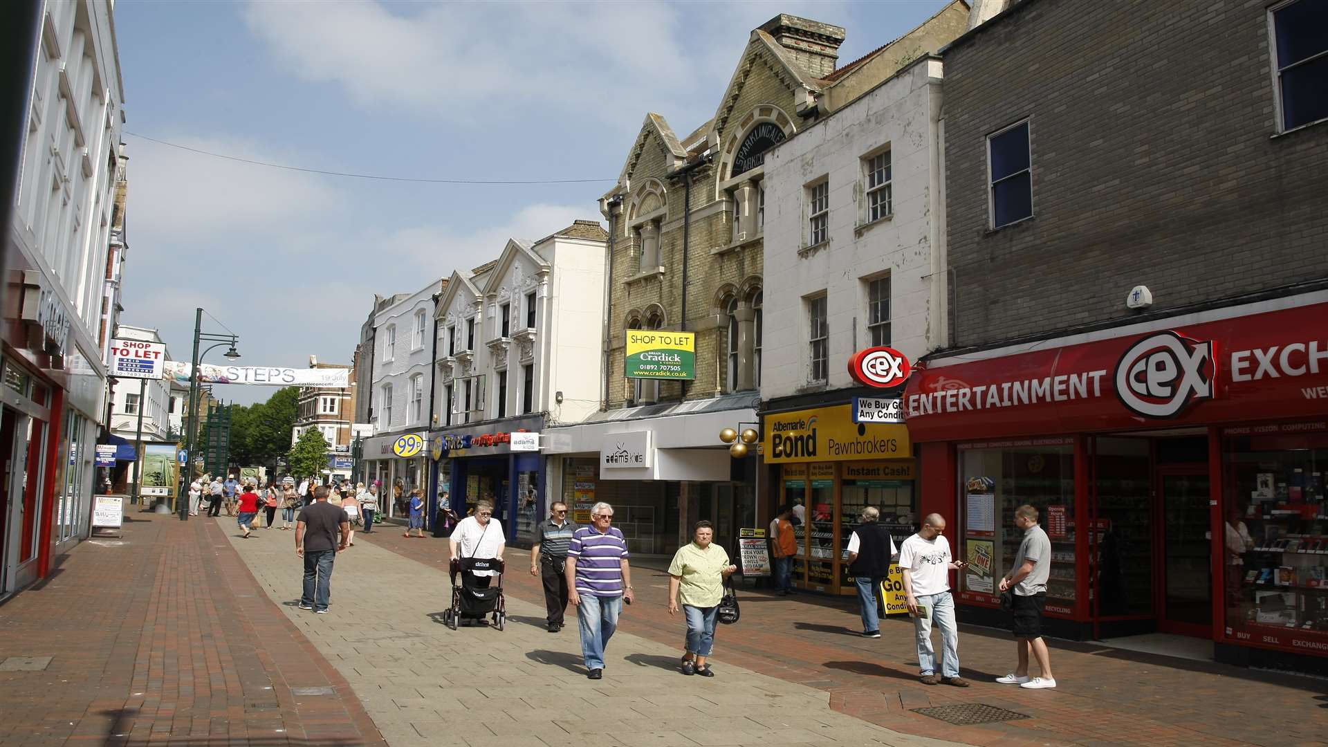 Chatham Town Centre. Stock image