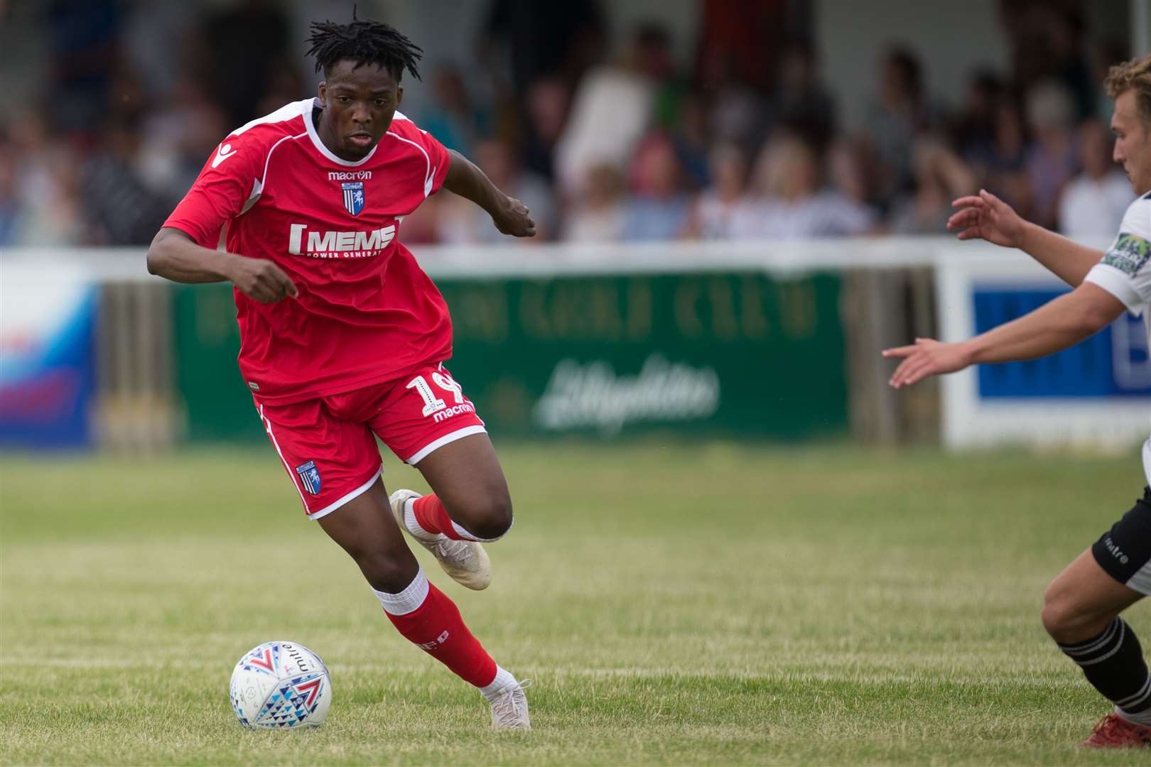 Matty Willock in action for Gillingham against Faversham Town Picture: Gillingham FC