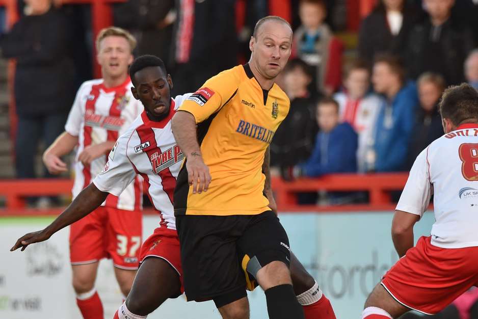 Maidstone captain Steve Watt should be fit for Wrexham Picture: Keith Gillard