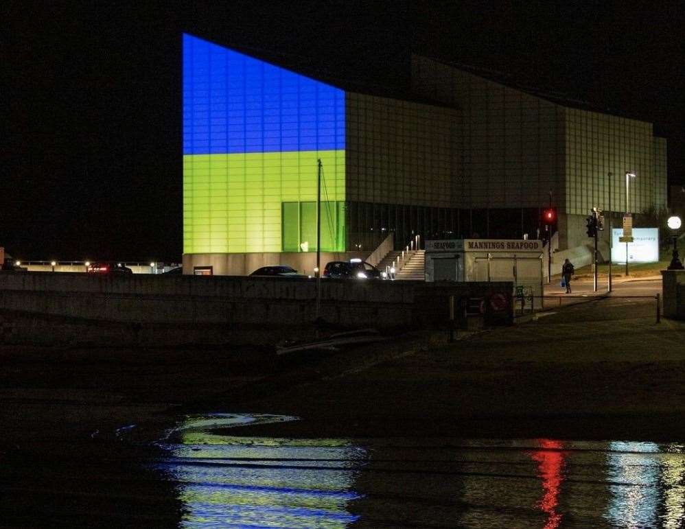The Turner Contemporary was transformed. Picture: Instagram/turnercontemporary
