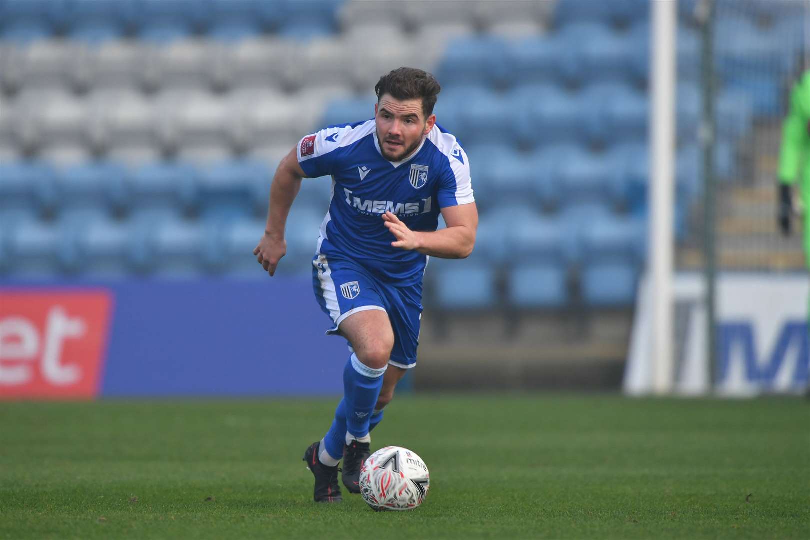 Gillingham midfielder Alex MacDonald is hoping to hold down a regular place in the team