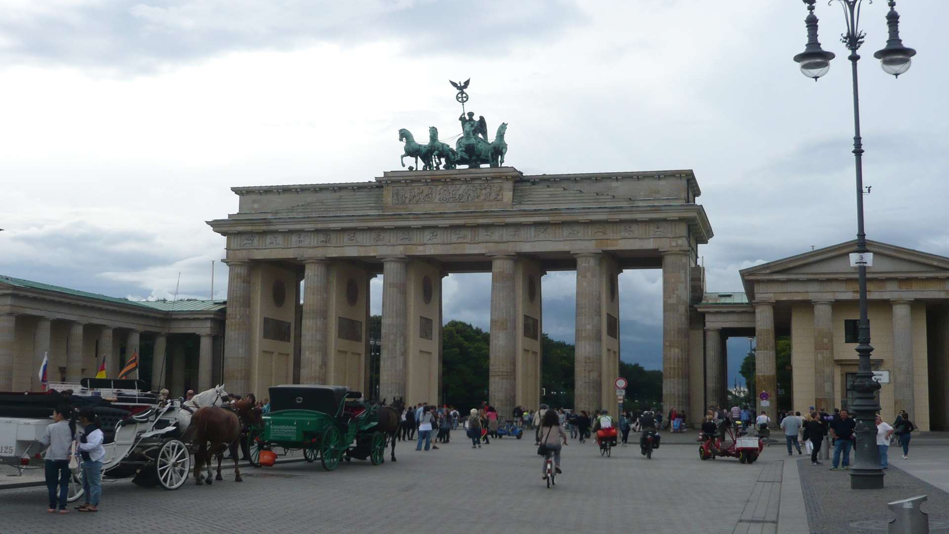 The symbol of Berlin - the Brandenburg Gate