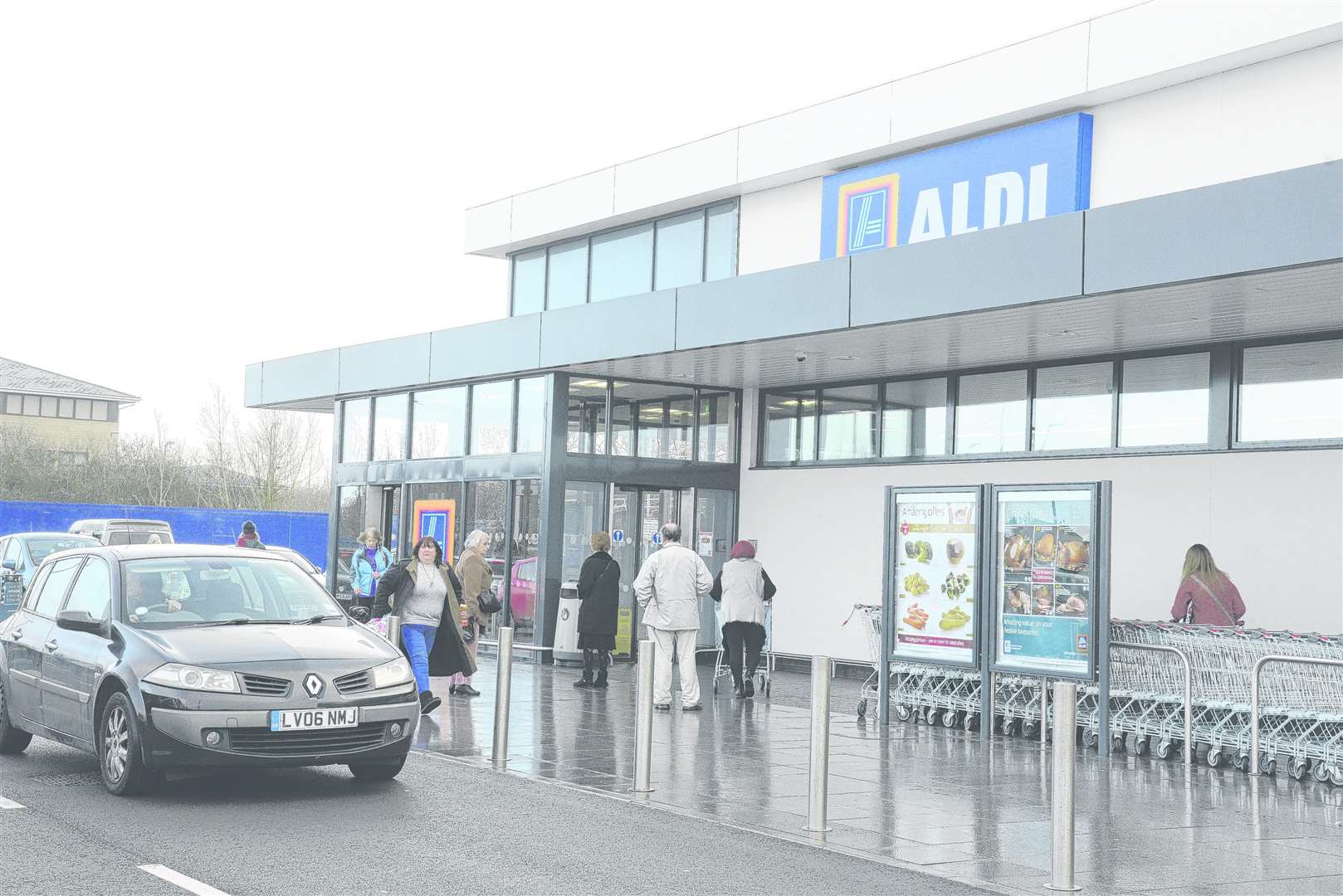 The Aldi store on the Prospect Retail Park, Whitstable. Picture: Chris Davey FM5032670 (1380022)