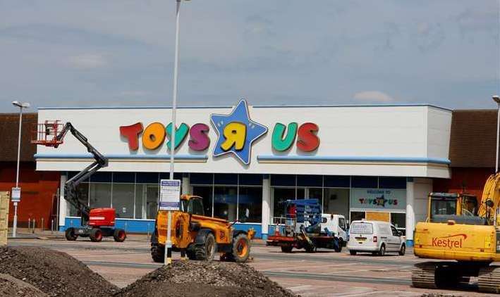 The former Toys R Us store