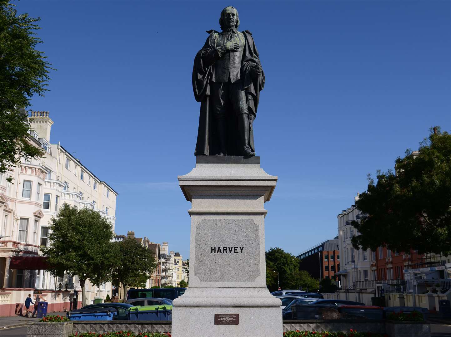 The William Harvey statue in Folkestone. Picture: Gary Browne