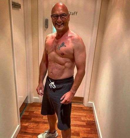Gregg Wallace is in the shape of his life Picture: @greggawallace