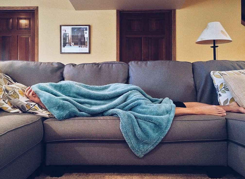 The average sofa will have blokes sleeping on it after getting kicked out of bed 191 times, a study has found